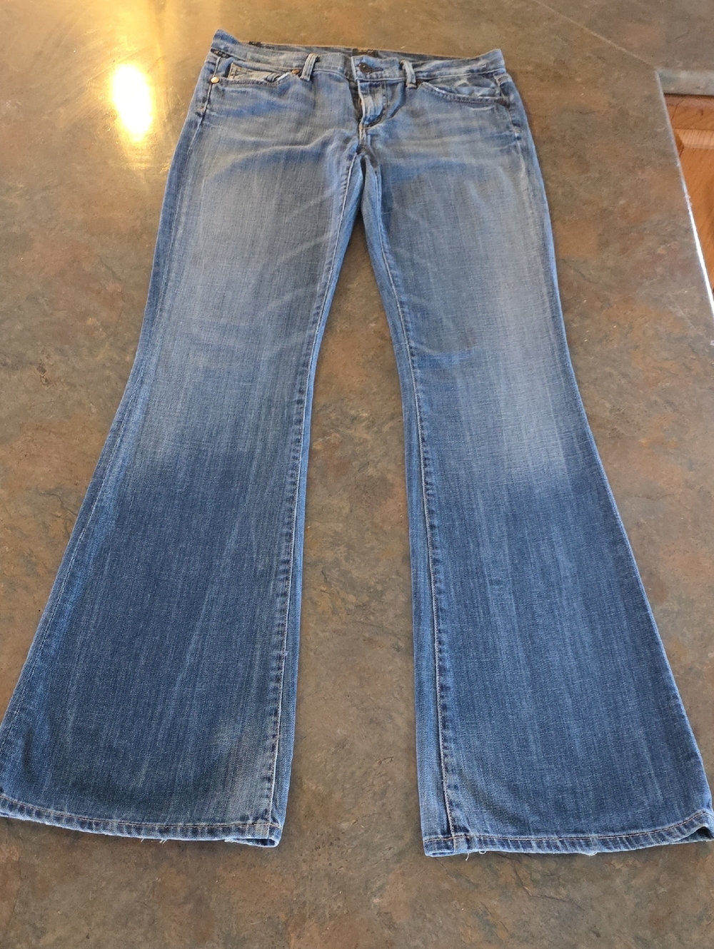 Citizens Of Humanity Medium Blue Flare Jeans